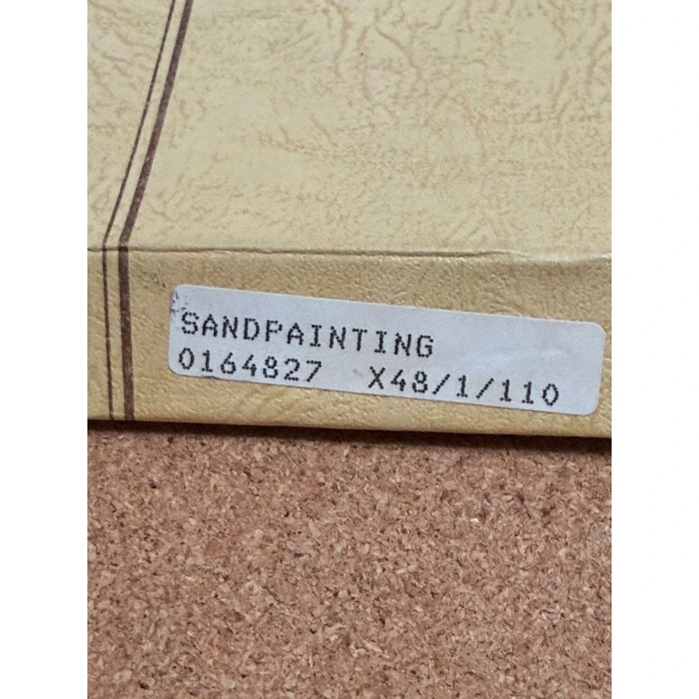 Pimpernel Sandpainting Place Mats Navajo‎ Del Pavate Set of 4 Cork Back England